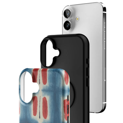 Indigo Blocks iPhone Case gallery - Iphone_16_Mini_Air_Plus_3