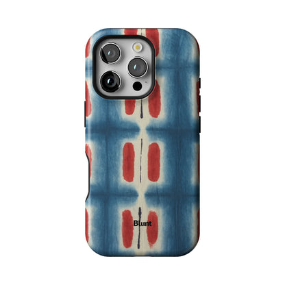 Indigo Blocks iPhone Case gallery - Iphone_16_Pro_1