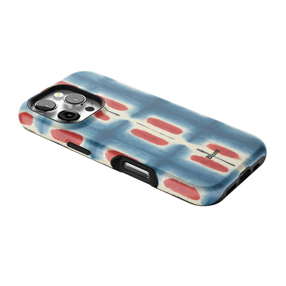 Indigo Blocks iPhone Case gallery - Iphone_16_Pro_2