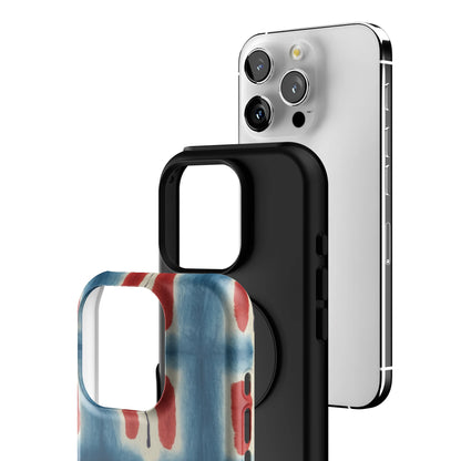 Indigo Blocks iPhone Case gallery - Iphone_16_Pro_3