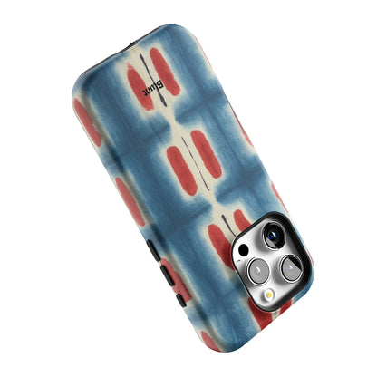Indigo Blocks iPhone Case gallery - Iphone_16_Pro_5