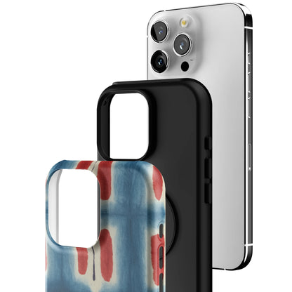 Indigo Blocks iPhone Case gallery - Iphone_16_Pro_Max_3