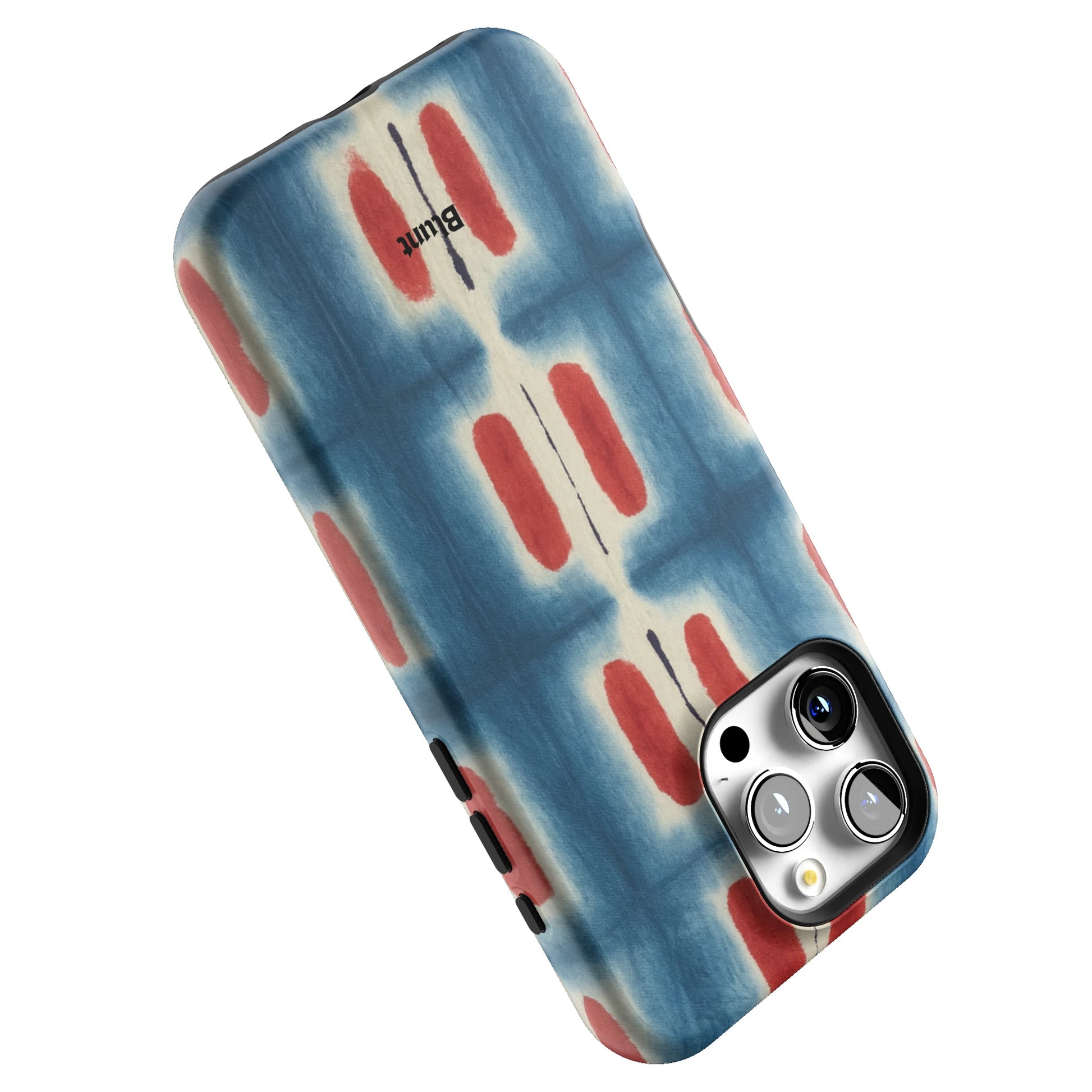Indigo Blocks iPhone Case gallery - Iphone_16_Pro_Max_5