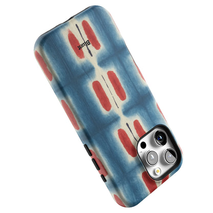Indigo Blocks iPhone Case gallery - Iphone_16_Pro_Max_5