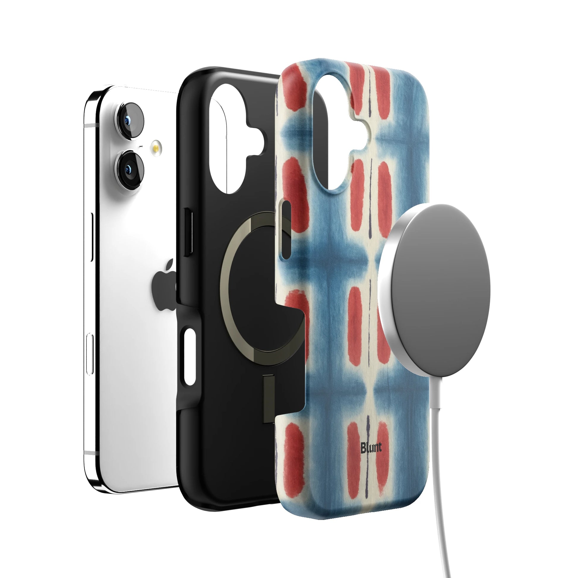 Indigo Blocks iPhone Case gallery - Iphone_17_Iphone_4