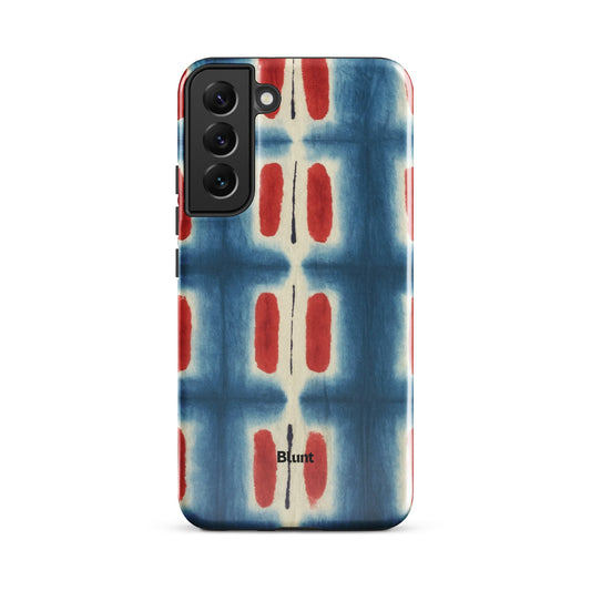 Indigo Blocks Samsung Case - Blunt Cases