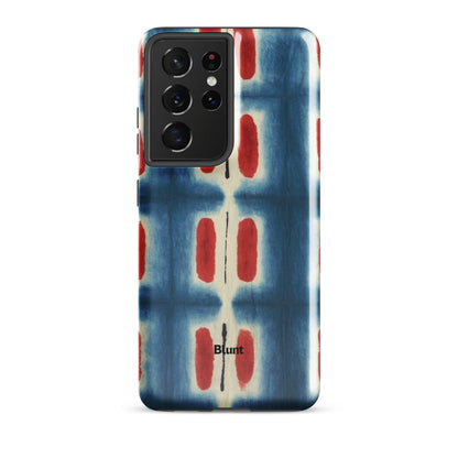 Indigo Blocks Samsung Case - Blunt Cases