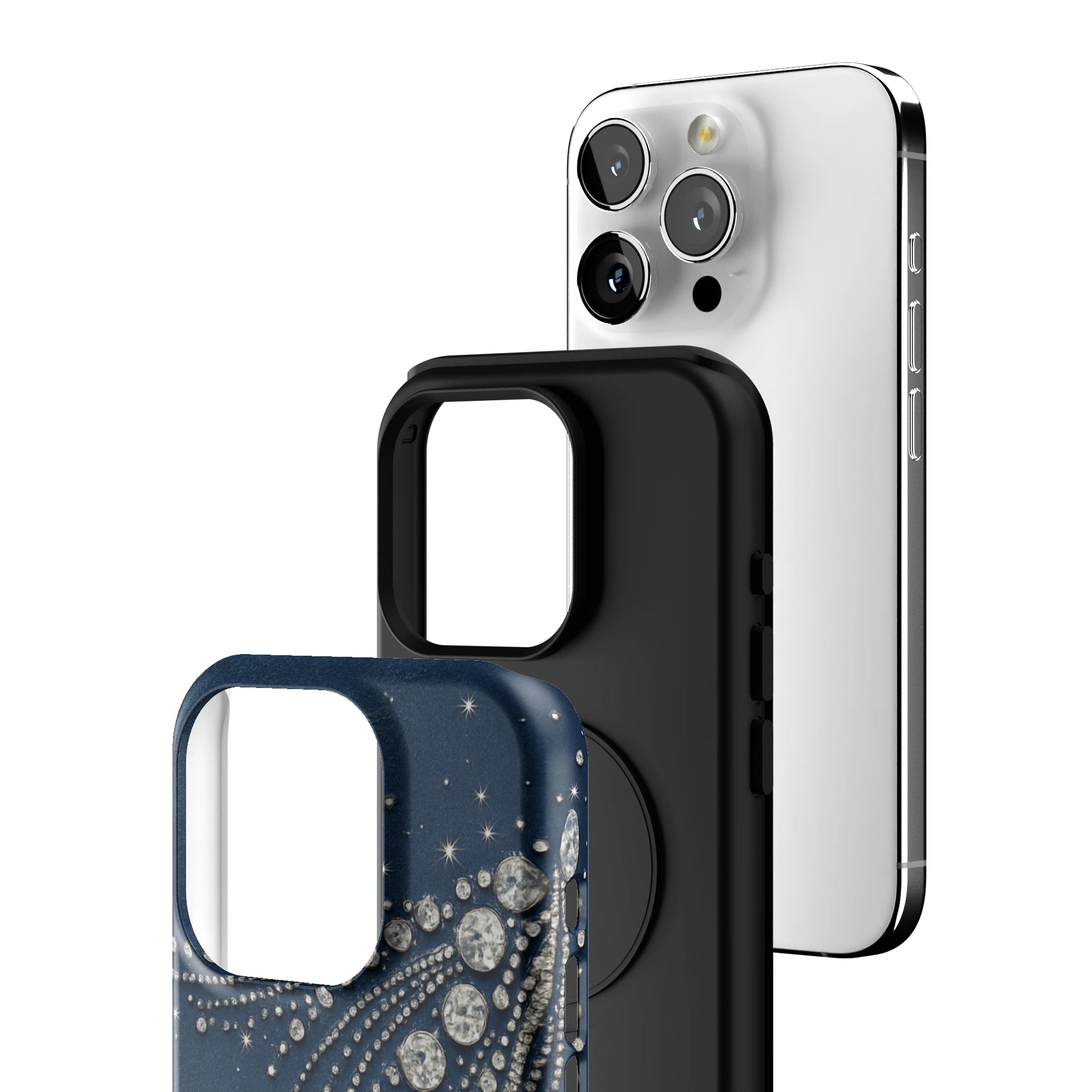 Indigo Spark iPhone Case gallery - Iphone_15_Pro_3