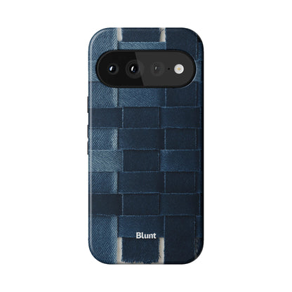Indigo Weave Pixel Case - Blunt Cases