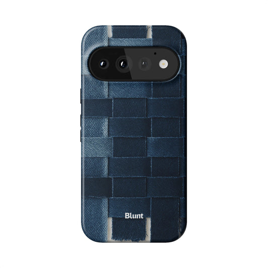 Indigo Weave Pixel Case - Blunt Cases