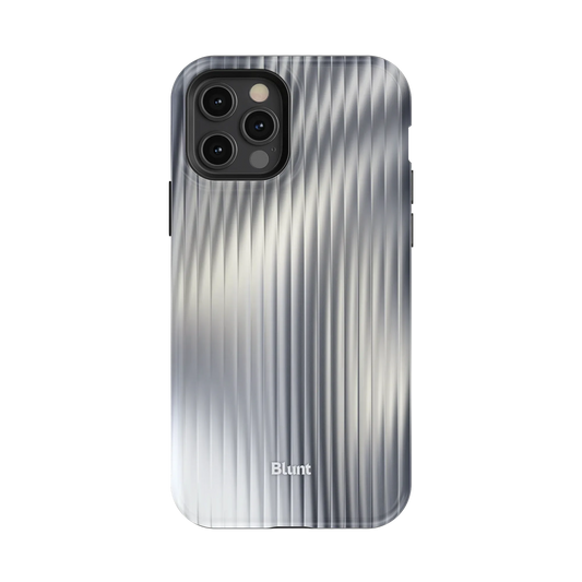 Silver Pulse iPhone Case
