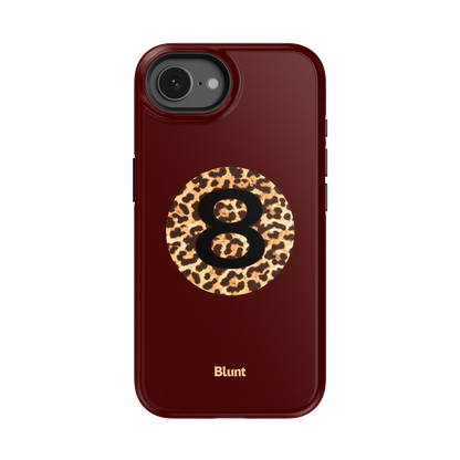 Burgundy Magic 8 iPhone Case