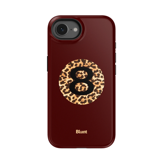 Burgundy Magic 8 iPhone Case