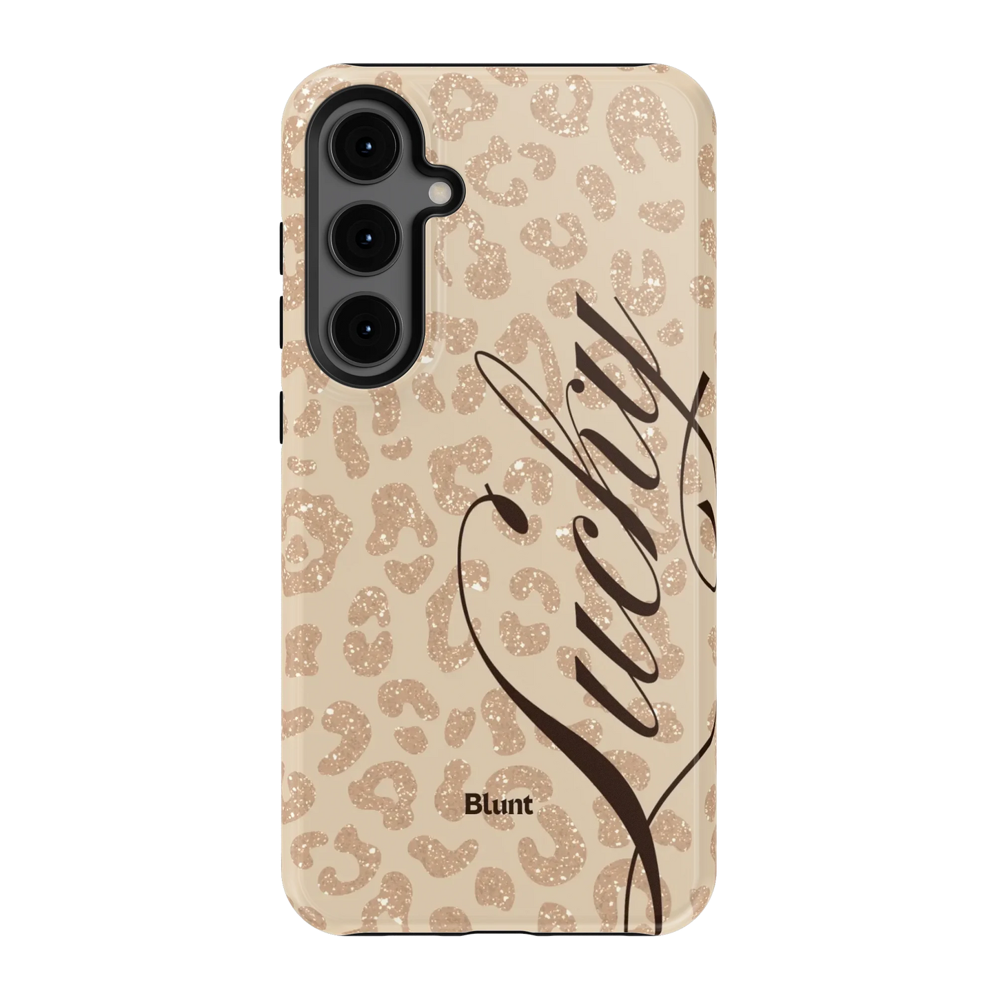 Cream Cheetah Lucky Samsung Case