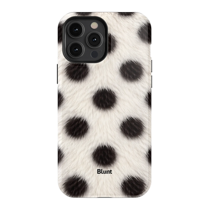 Polka Fuzz iPhone Case