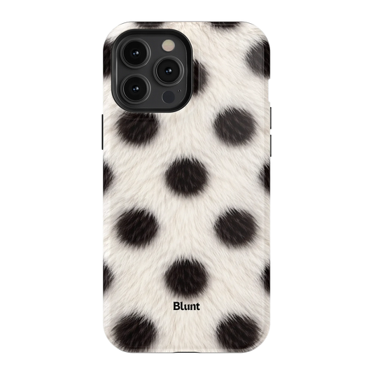 Polka Fuzz iPhone Case