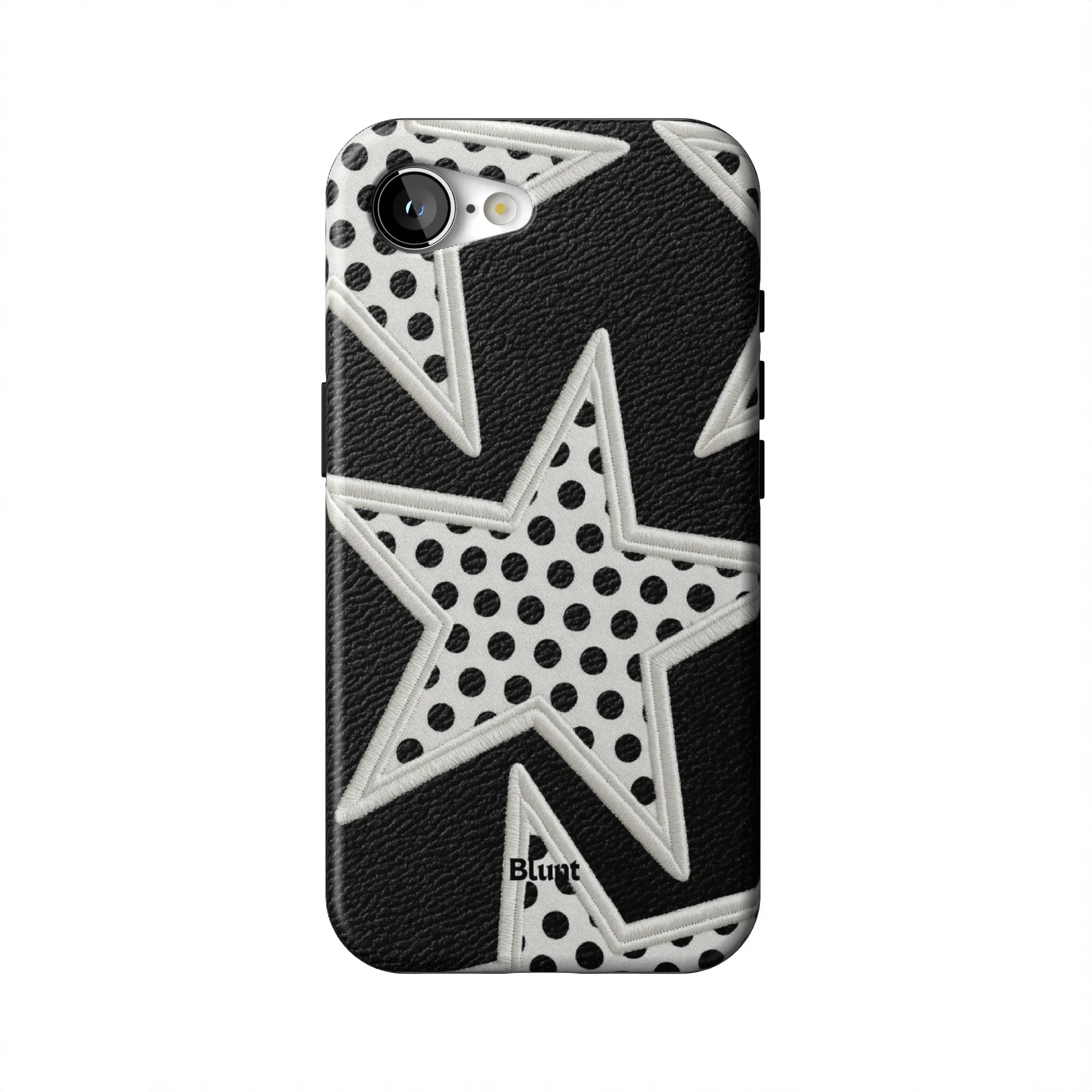 Noir-Polka-Star-iphone-case-iPhone 17 E-1