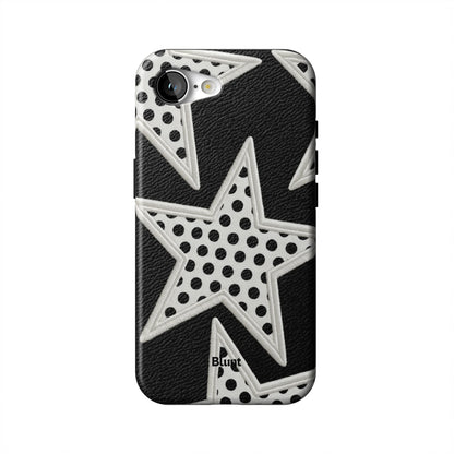 Noir-Polka-Star-iphone-case-iPhone 17 E-1