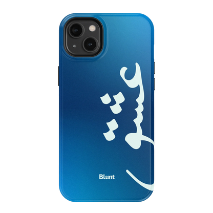 Blue Love iPhone Case