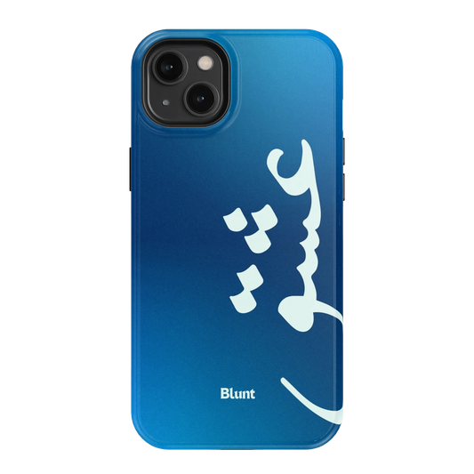 Blue Love iPhone Case