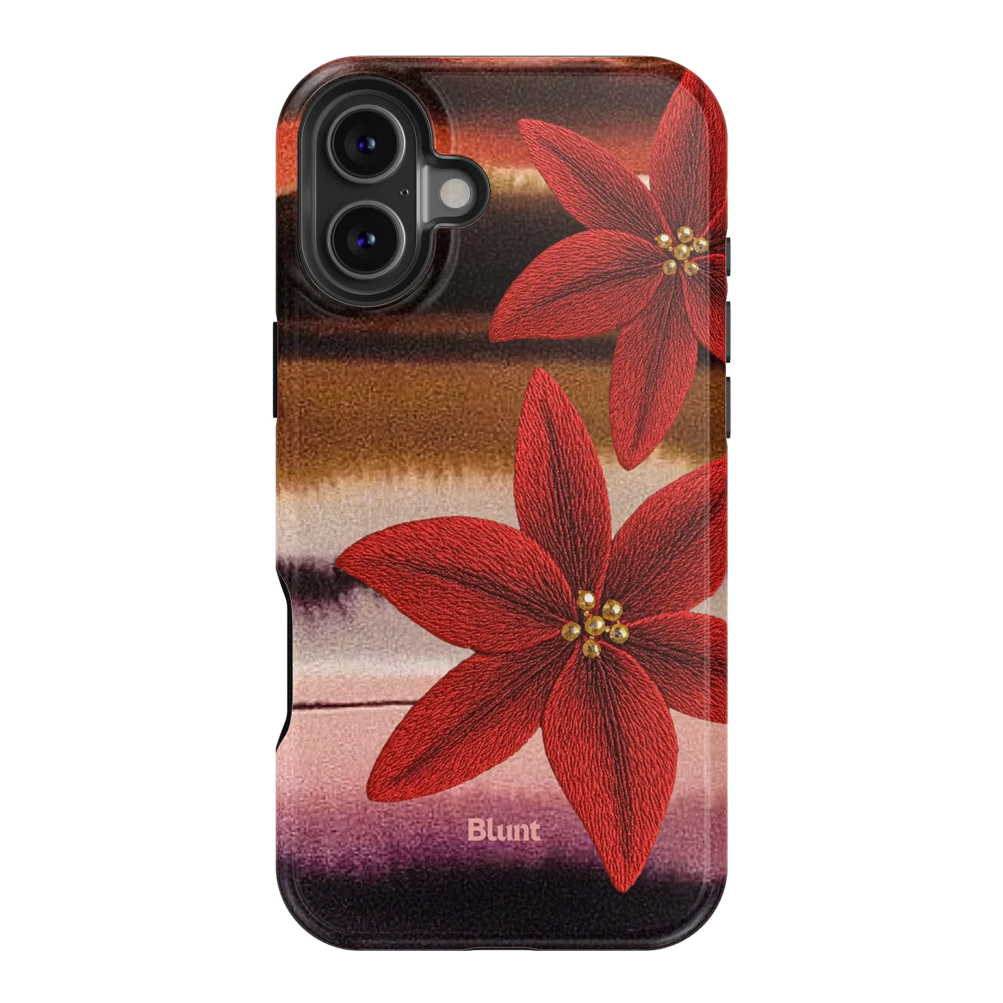 Crimson Bloom iPhone Case