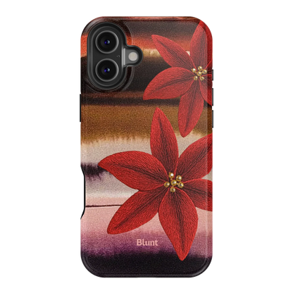 Crimson Bloom iPhone Case