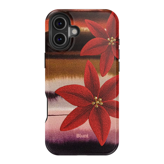 Crimson Bloom iPhone Case