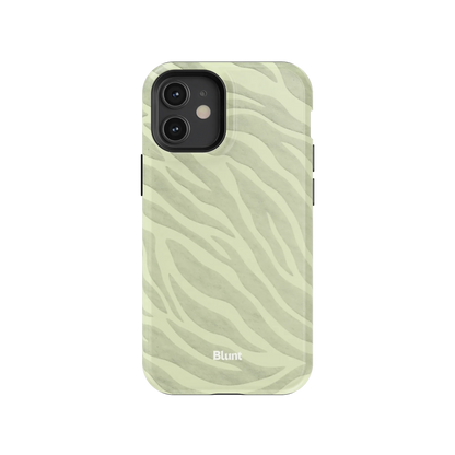 Sage Zebra iPhone Case