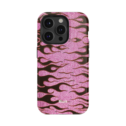 Fuchsia Heat iPhone Case