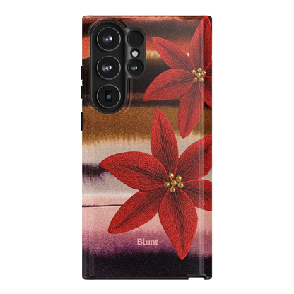 Crimson Bloom Samsung Case