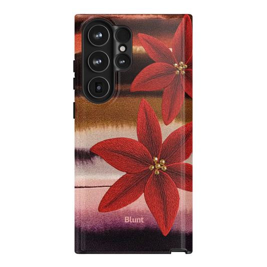 Crimson Bloom Samsung Case