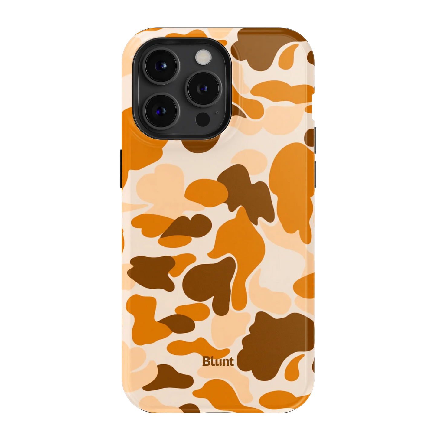 Orange Camo iPhone Case