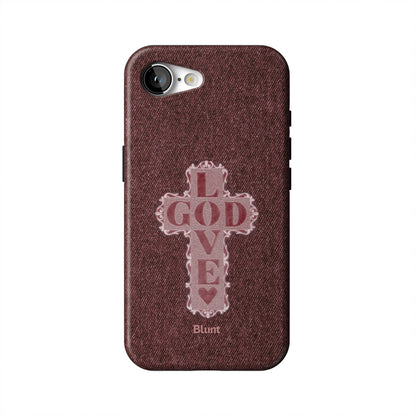 Love-God-Pink-Cross-iphone-case-iPhone 17 E-1