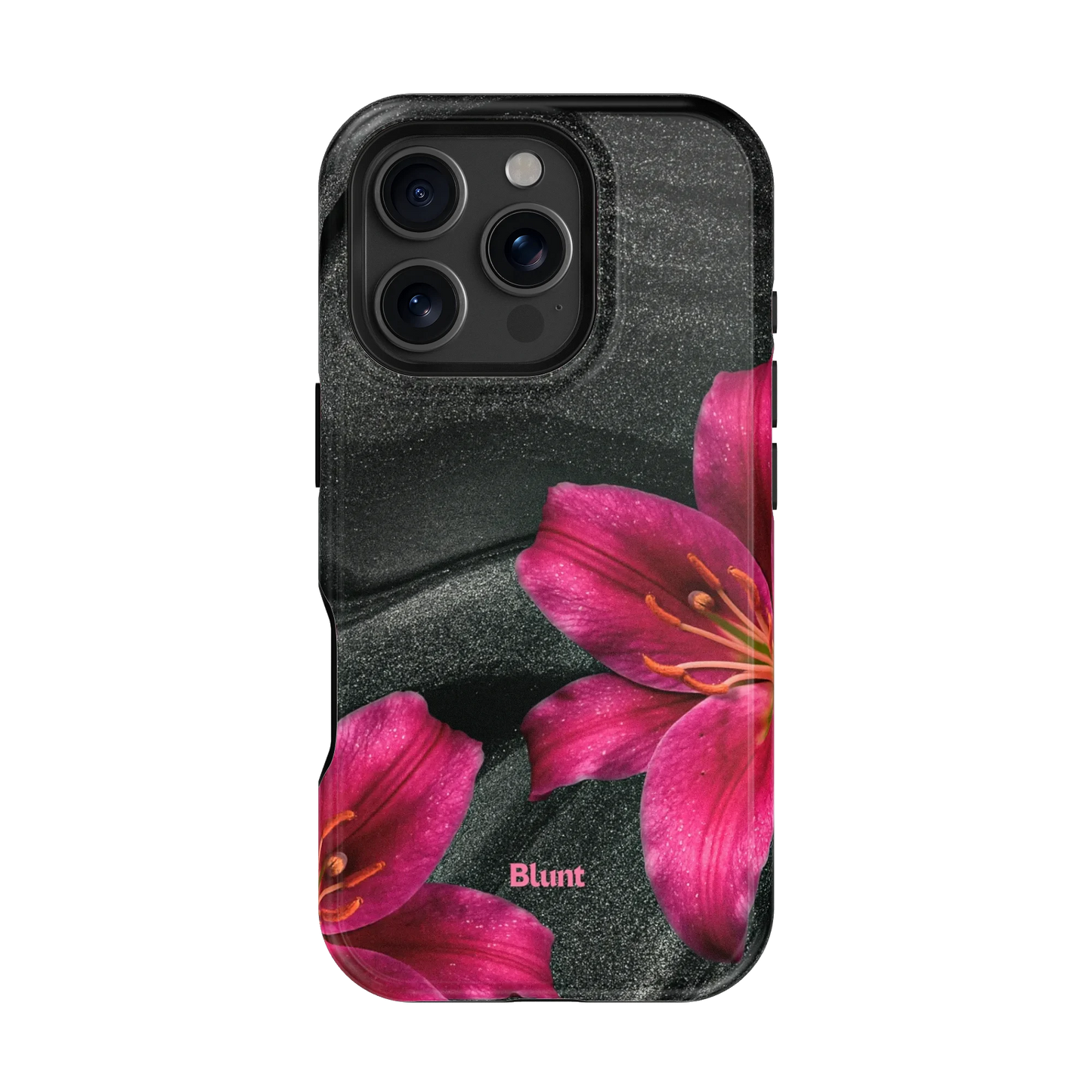 Midnight Petals iPhone Case