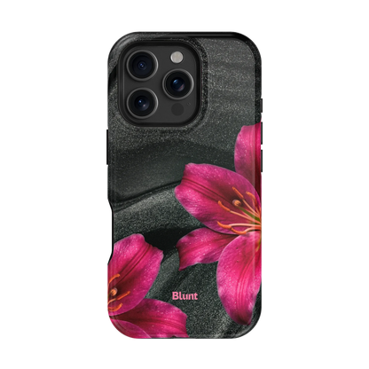 Midnight Petals iPhone Case