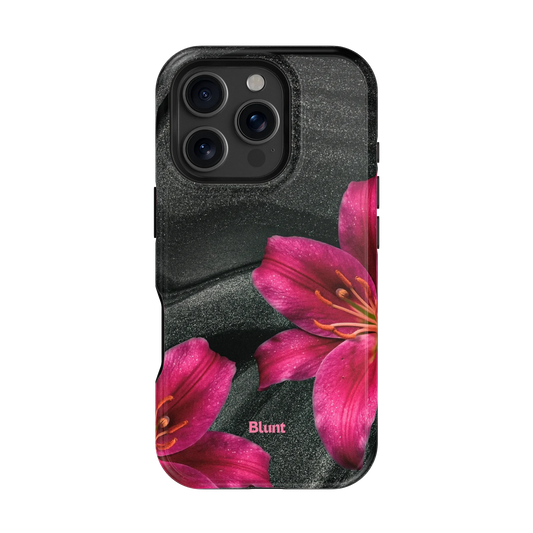 Midnight Petals iPhone Case