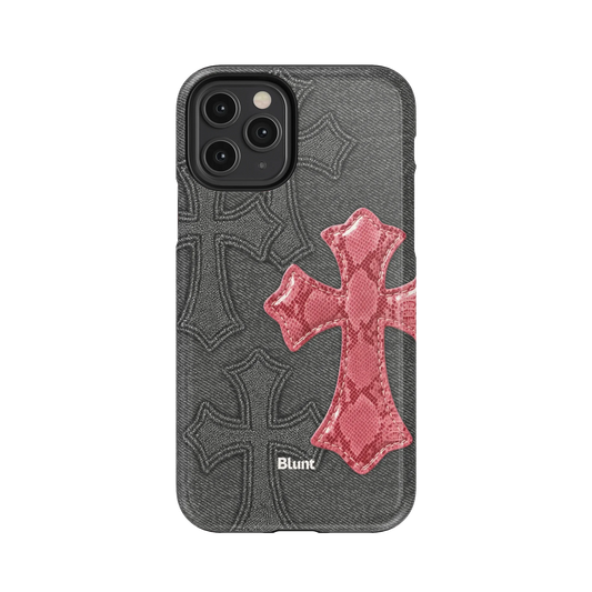 Pinkscale Cross iPhone Case