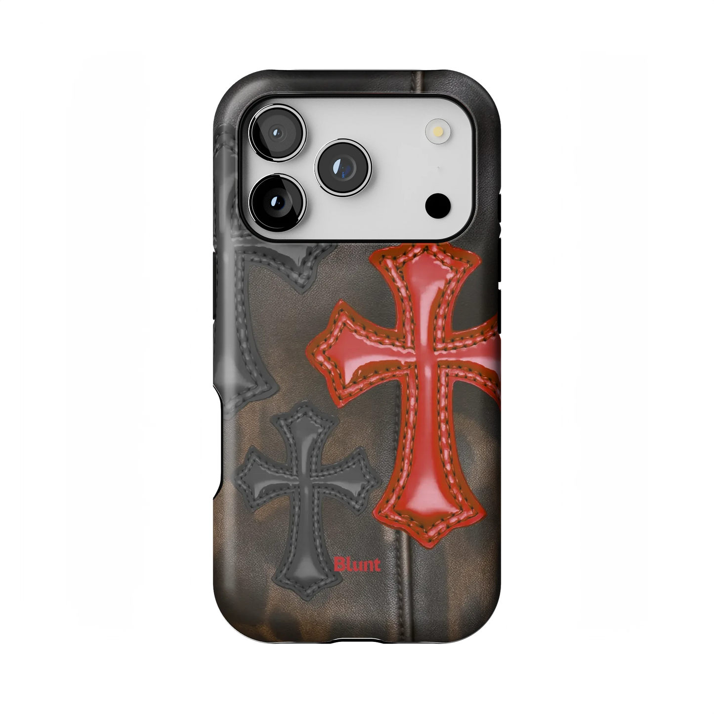 Leather Crosses iPhone Case