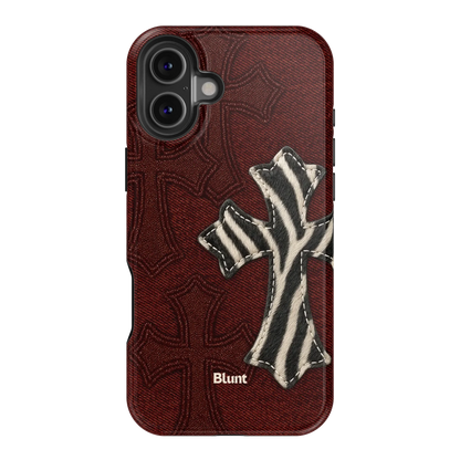Zebrascale Cross iPhone Case