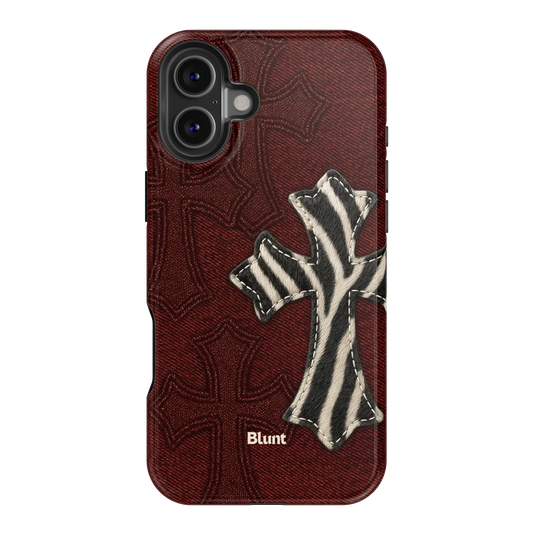 Zebrascale Cross iPhone Case