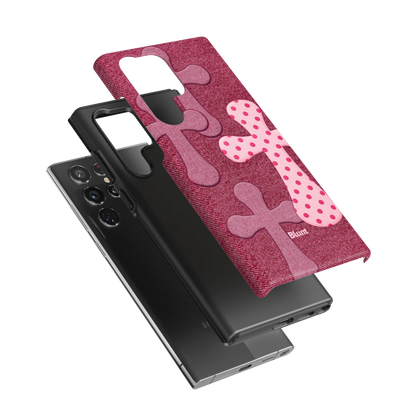 Pink-Polka-Patch-samsung-case-S22 Ultra-3