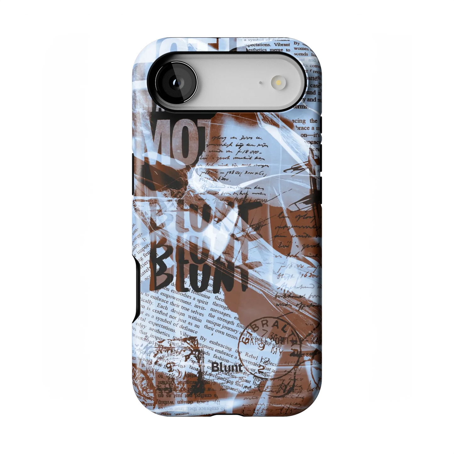 Blue Love Letter iPhone Case
