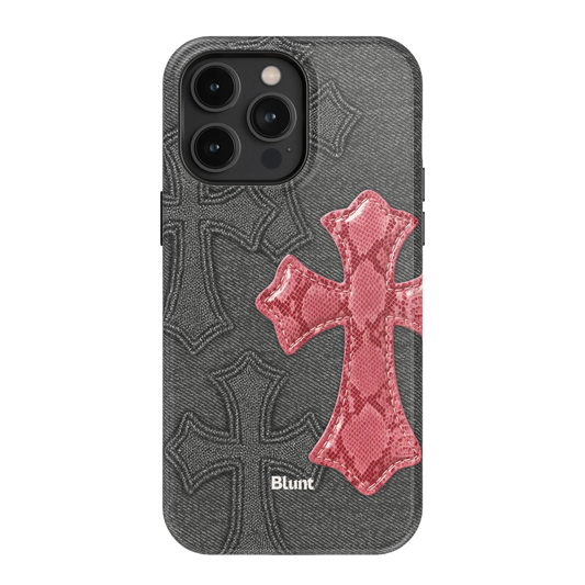 Pinkscale Cross iPhone Case
