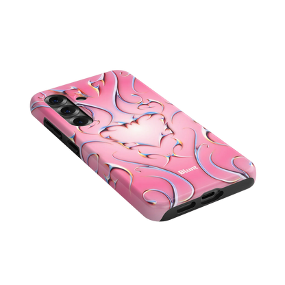 Bubble Heart Samsung Case