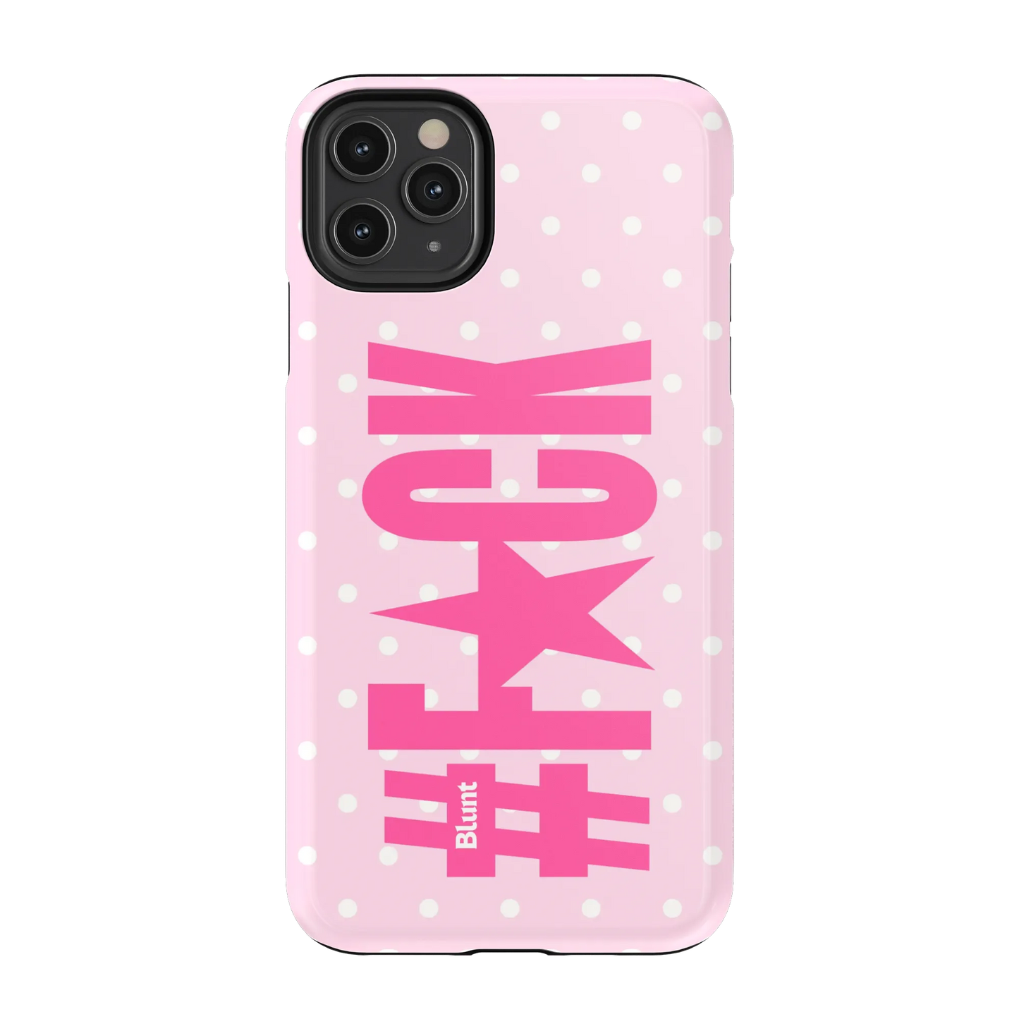 Pink Polka Riot iPhone Case