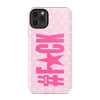 Pink Polka Riot iPhone Case