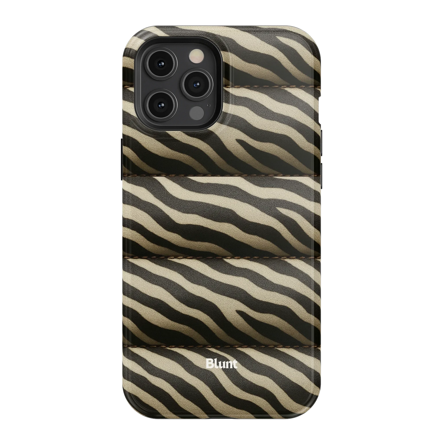 Zebra Puffer iPhone Case