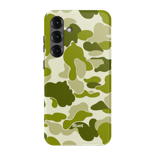 Lime Camo Samsung Case