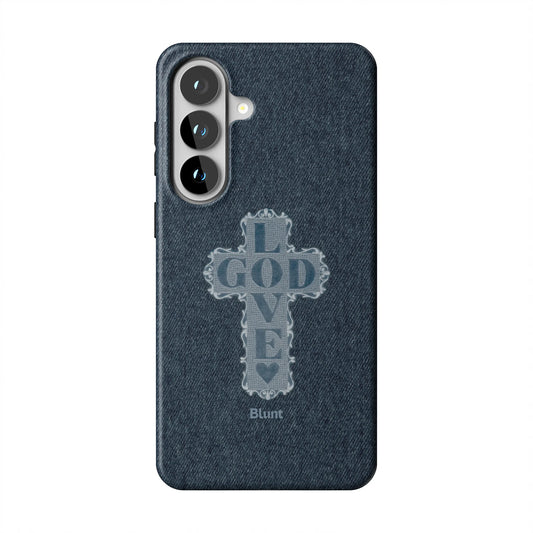Love-God-Blue-Cross-samsung-case-Galaxy S26 Plus-1