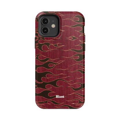 Crimson Fire iPhone Case